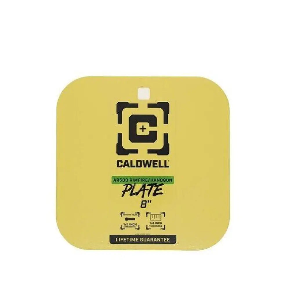 Aob Steel Targets Caldwell Ar500 Rimfire/handgun Target 8’’ Gong 1/4’’ Yellow Buy at Faith and Freedom Outdoors