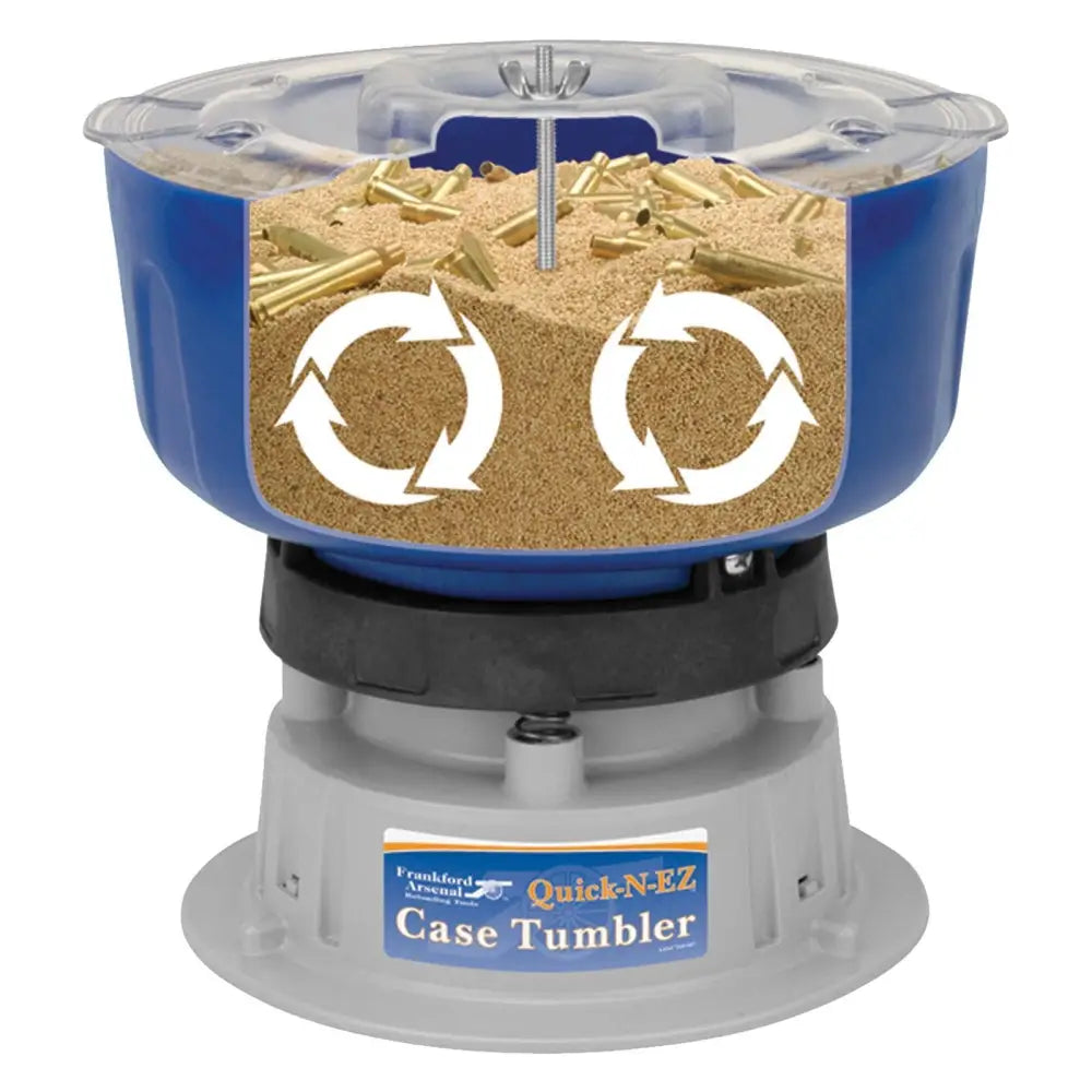Aob Tumblers & Media Frankford Arsenal Quick N-ez Case Tumbler 110v Buy at Faith and Freedom Outdoors