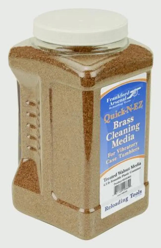 Aob Tumblers & Media Frankford Arsenal Treated Walnut Hull in Reuseable Plastic Container 5 Lbs Buy at Faith