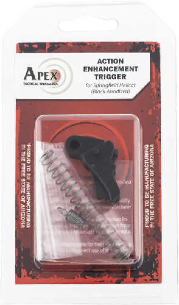 Apex Tactical Specialties Action Enhancement Trigger Springfield Hellcat Black Curved 5-5.50 Lbs - 115112