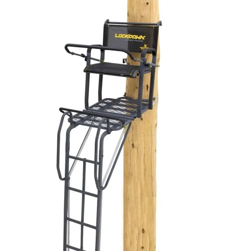 Ardisam (river’s Edge/ Barronett Blinds) Ladder Treestands River’s Edge Lockdown Treestand Wide 21 Ft Buy at Faith