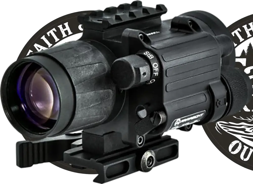 Armasight Co-mini Night Vision Clip-on Black 1x 38mm Generation 3 64-72 Ip/mm Resolution - Nsccomini1g9da1