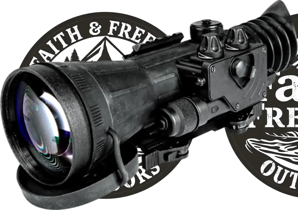 Armasight Vulcan Night Vision Riflescope Black 4.5x108mm Gen 3 Red on Green/white Circle W/dot Reticle - Nrwvulcan4g9da1