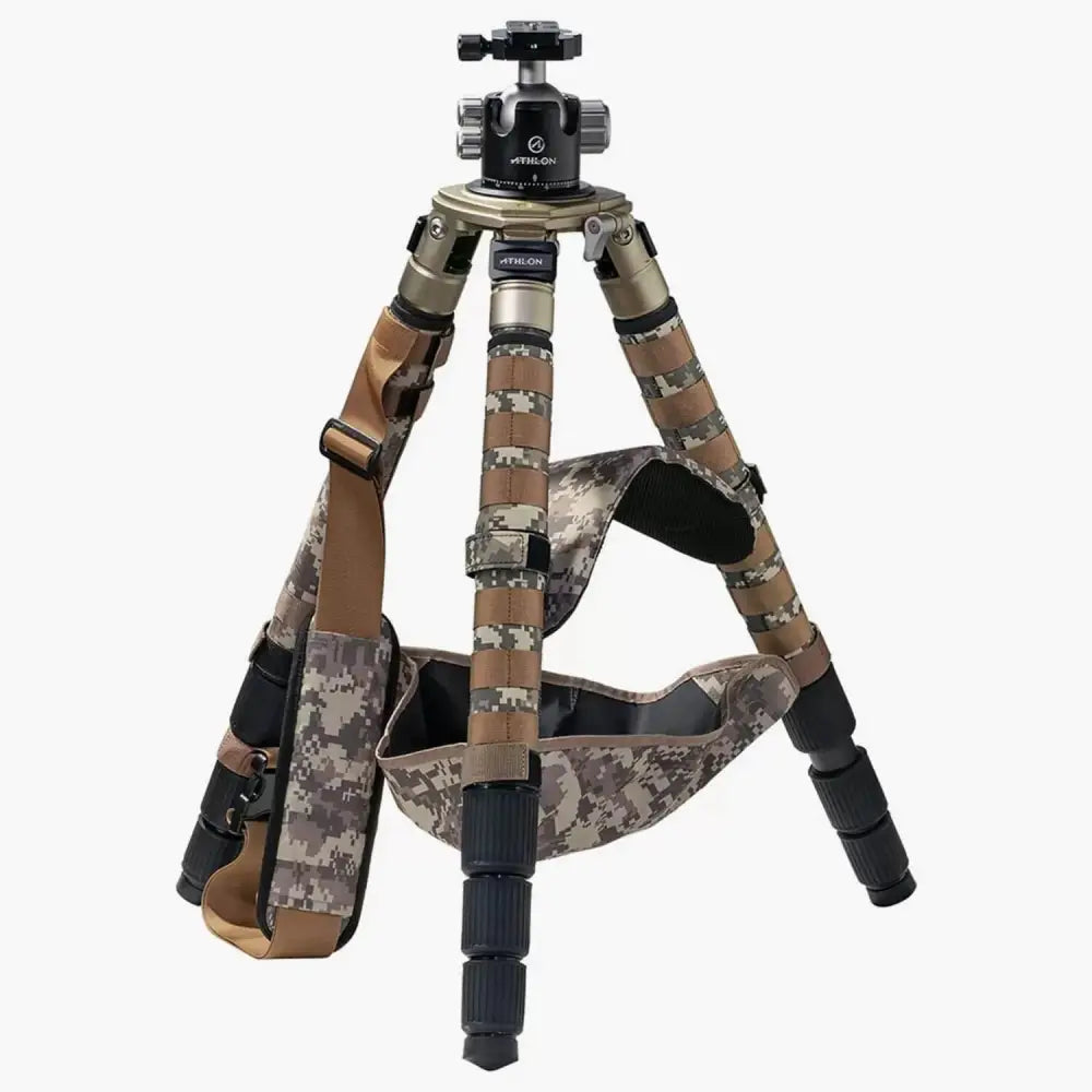 Athlon Optics Spotting Scope Tripods & Mounting|tripods Midas Cf29 Carbon Fiber Tripod 9’’ - 65’’ Camo with Soft Sided