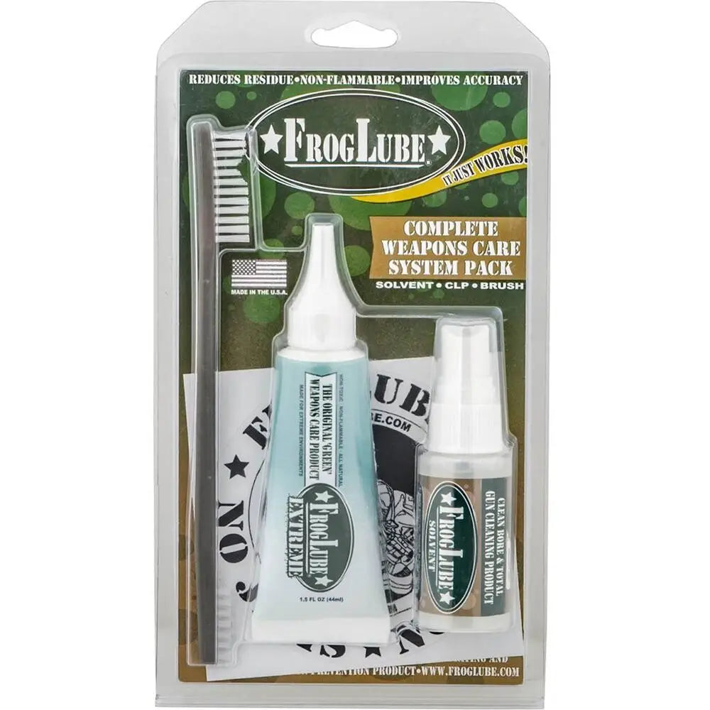 Audeo Sum Inc Dba Froglube Gun Cleaning Kits Complete Weapons Care System Pack - Solvent Clp Brush Buy at Faith