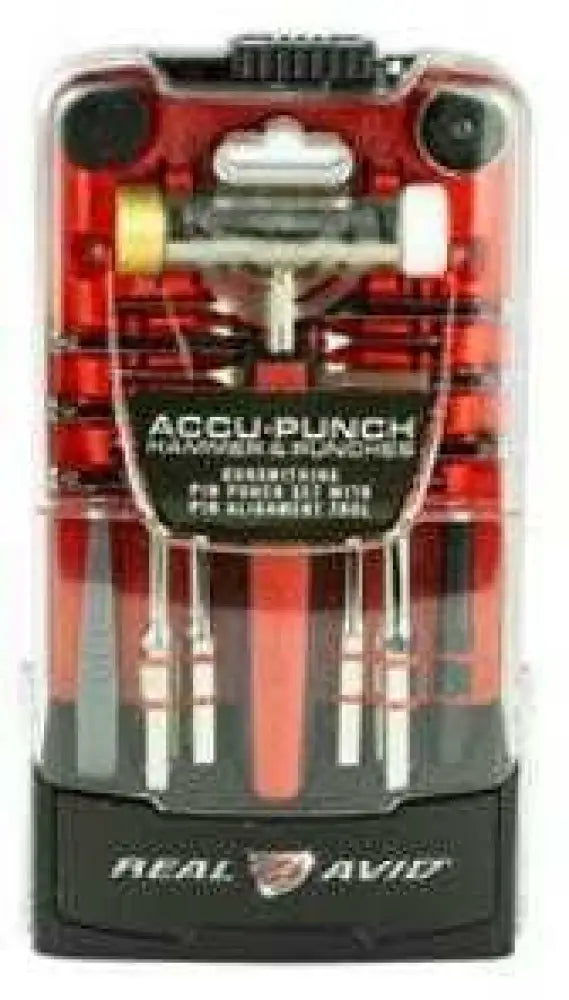 Avid Punch Set Accu-punch Hammer & Includes Brass/ Nylon Steel Sizes 5/64’’ 1/8’’ 5/32’’ 3/16’’ 7/32’’ - Avhps