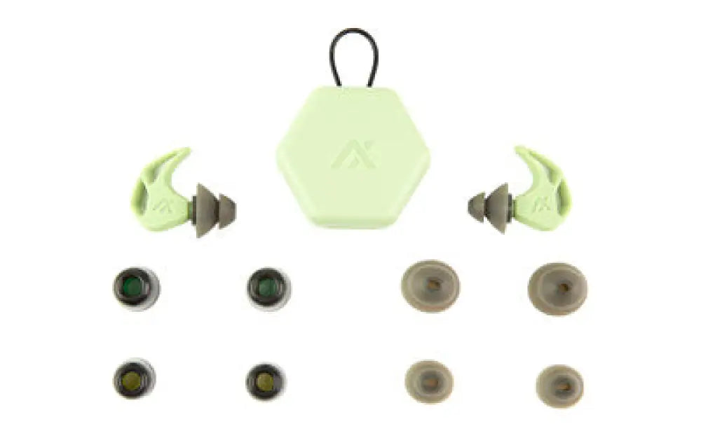 Axil X20 Earplug Safariland Ate Green Buy at Faith and Freedom Outdoors - Ear Protection - Plug