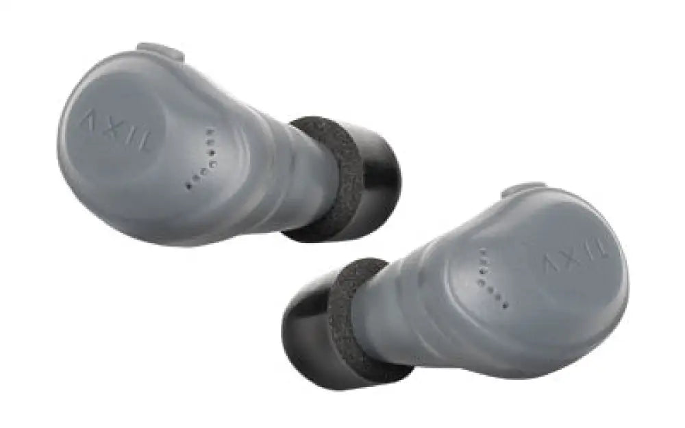 Axil Xcor Tac Digital Earbuds Gray Buy at Faith and Freedom Outdoors - Ear Protection - Plug
