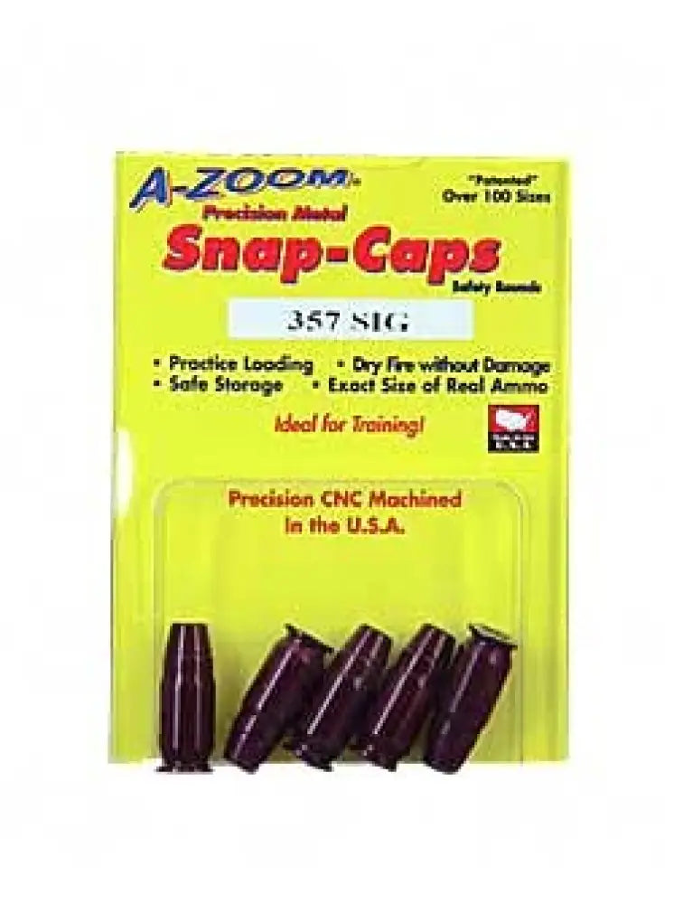 Azoom Snap Caps 357sig 5/ Pack Buy at Faith and Freedom Outdoors - Training Equipment - Snap Caps