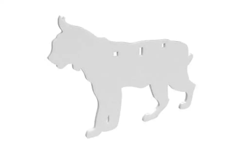 B/c Ar500 3/8’’ Silhouettee Bobcat White Buy at Faith and Freedom Outdoors - Metal & Plastic Targets - Target