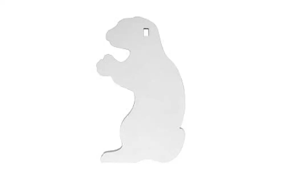 B/c Ar500 3/8’’ Silhouettee Gopher White Buy at Faith and Freedom Outdoors - Metal & Plastic Targets - Target