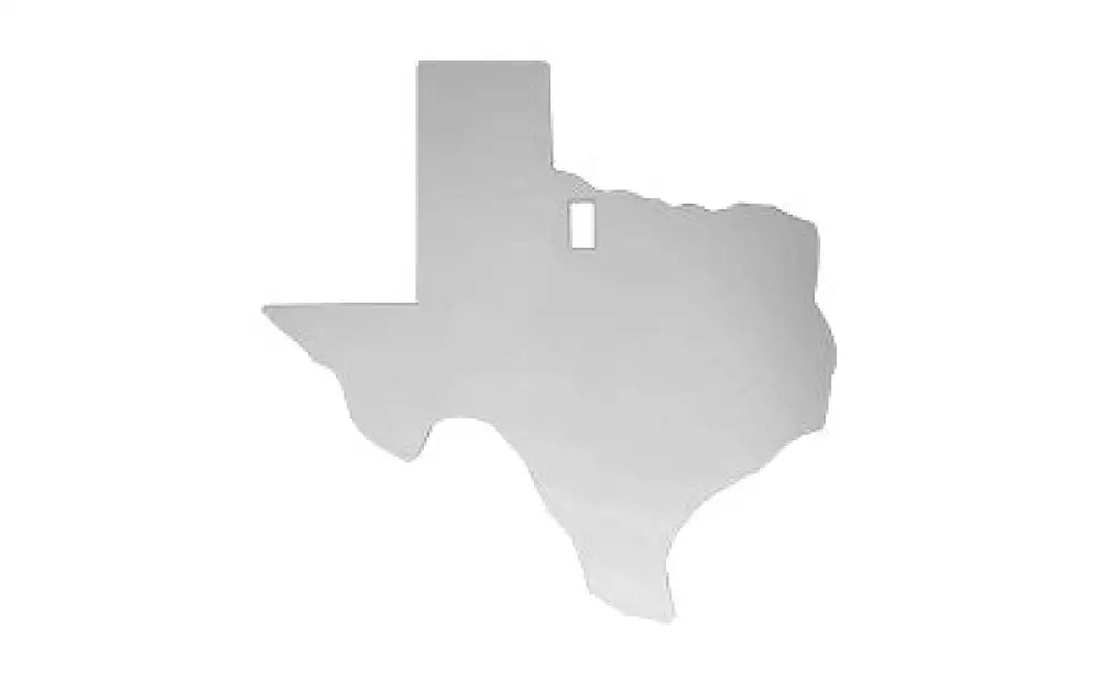 B/c Ar500 3/8’’ Silhouettee Texas White Buy at Faith and Freedom Outdoors - Metal & Plastic Targets - Target