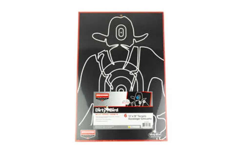 B/c Dirty Bird Gunsafariland Nger Sil 6-12x18 Buy at Faith and Freedom Outdoors - Paper Targets - Target