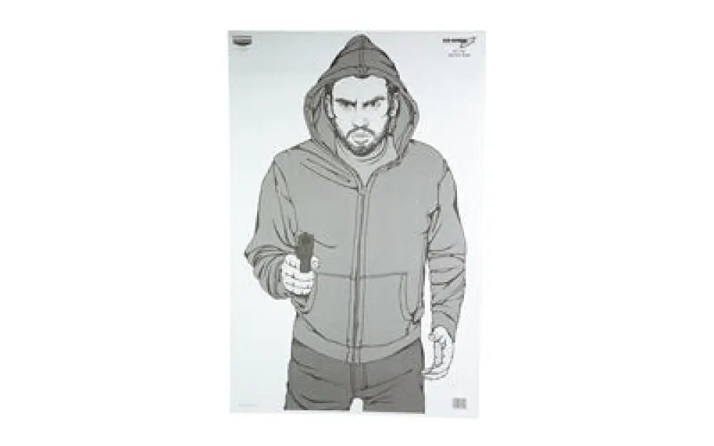 B/c Eze-scorer Bad Guy Target 100-23x35 Buy at Faith and Freedom Outdoors - Paper Targets
