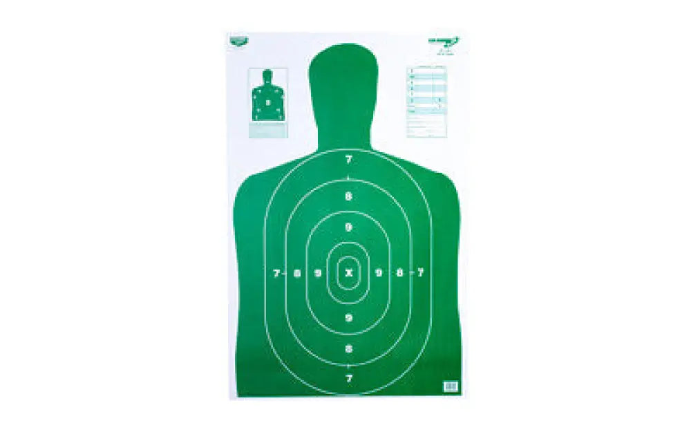 B/c Eze-scorer Bc27 Green Target100-23x35 Buy at Faith and Freedom Outdoors - Paper Targets - Target