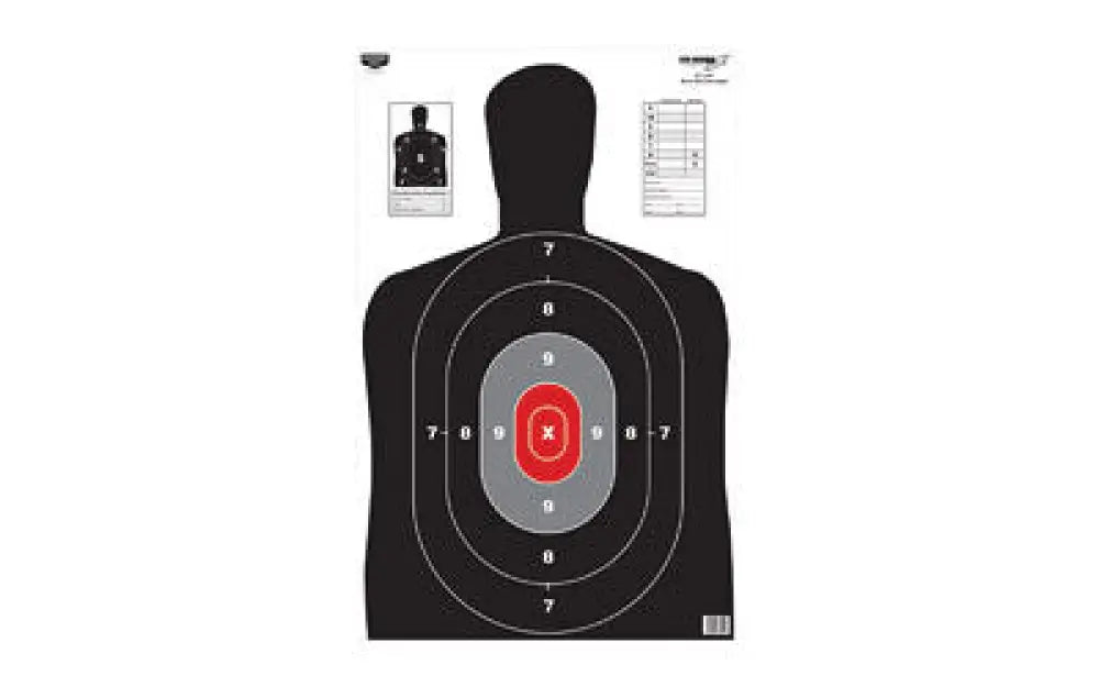B/c Eze-scorer Bc27 Red Target100-23x35 Buy at Faith and Freedom Outdoors - Paper Targets - Target