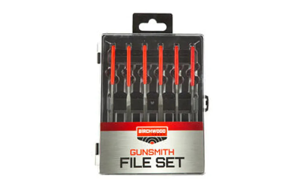 B/c Gunsmithing File Set 6pc Black/rd Buy at Faith and Freedom Outdoors - Tools - Kit