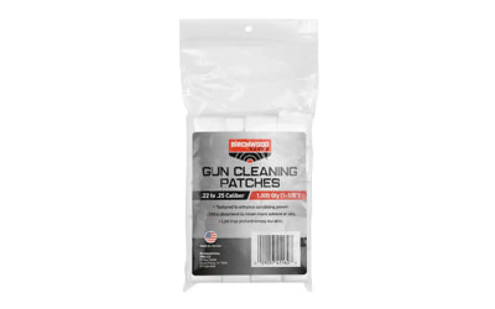 B/c Patches 1-1/8’’.22-.25cal 1000 Pack Buy at Faith and Freedom Outdoors - Cleaning Hardware & Components - Patch