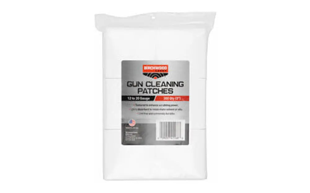 B/c Patches 3’’ 12-20 Ga 300 Pack Buy at Faith and Freedom Outdoors - Cleaning Hardware & Components - Patch