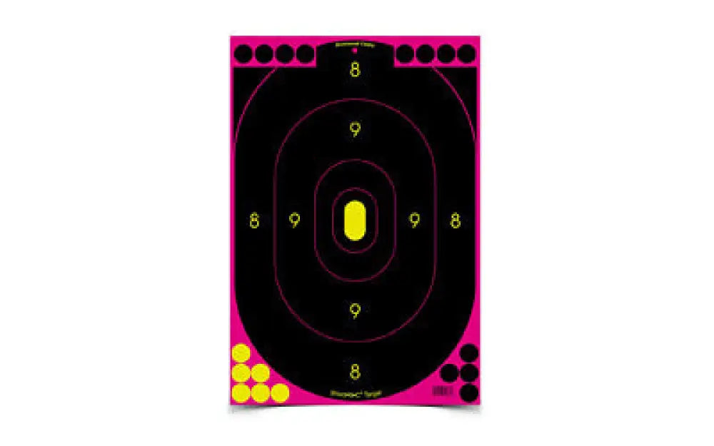 B/c Sht-n-c Safariland Eft Handout Target 5-12x18 Pnk Buy at Faith and Freedom Outdoors - Adhesive Targets