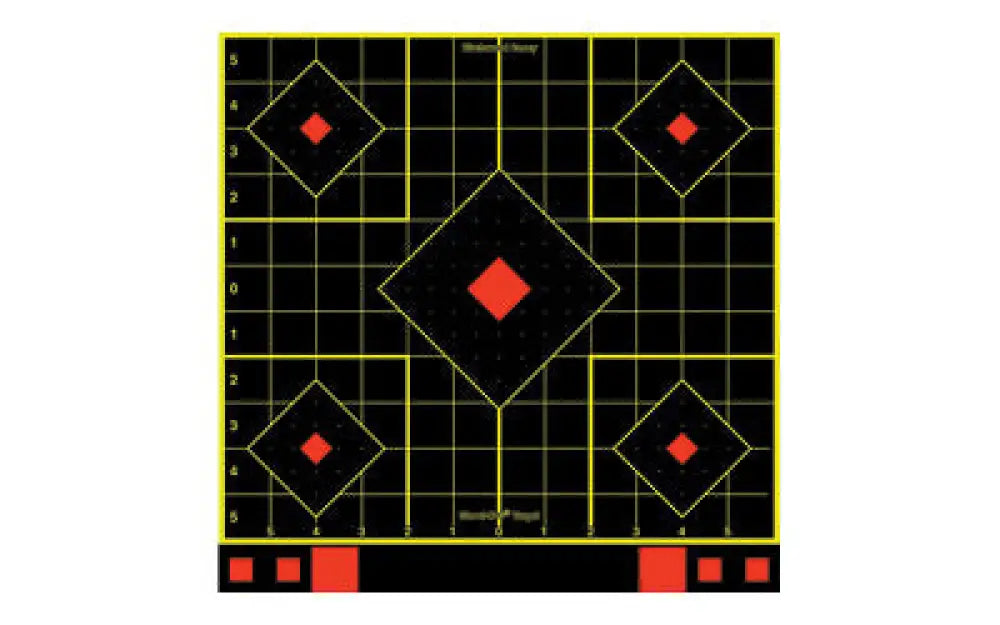 B/c Sht-n-c Sight-in Target 12-12’’ Buy at Faith and Freedom Outdoors - Adhesive Targets