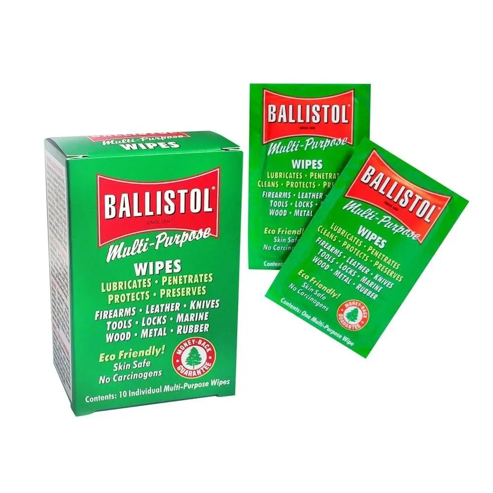 Ballistol Cloths & Wipes Multi-purpose Oil 10/ct Buy at Faith and Freedom Outdoors