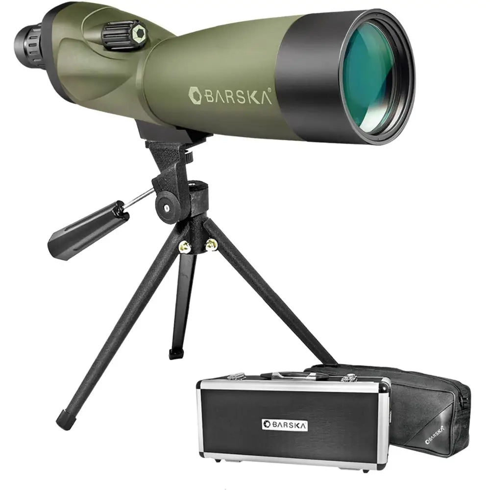 Barska Spotting Scopes Blackhawk Wp Scope Tripod Soft & Hard Case - 20-60x60mm Matte Buy at Faith and Freedom Outdoors