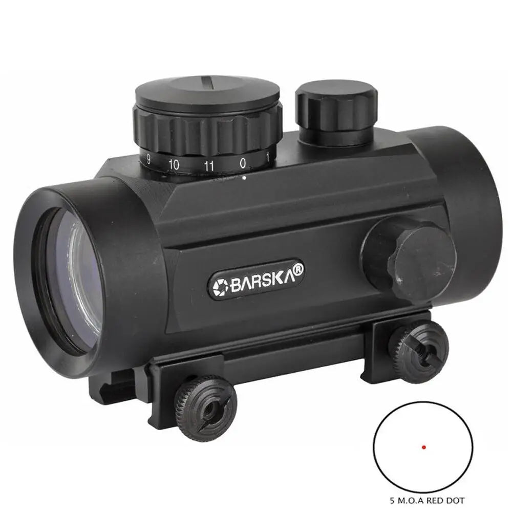Barska Tube 30mm Red Dot Clam Pack Buy at Faith and Freedom Outdoors
