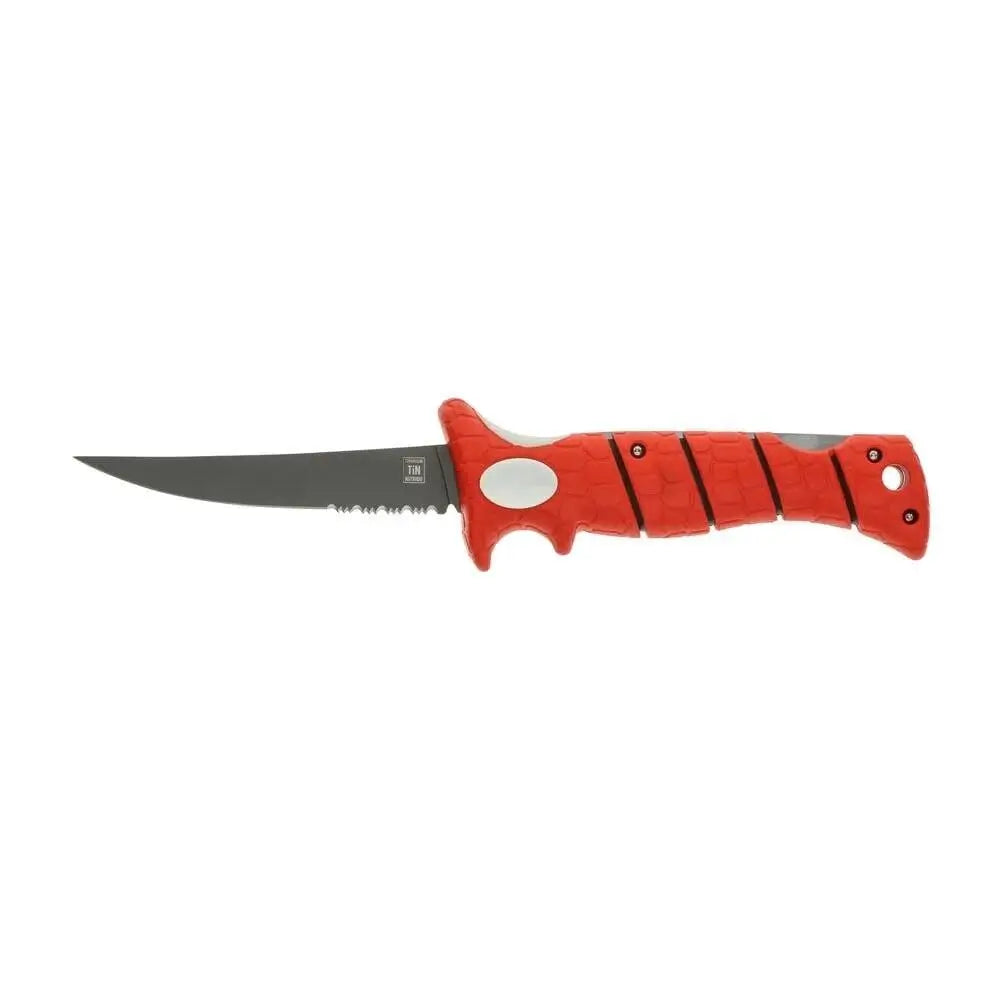 Battenfeld Knives & Edged Tools|knives Bubba Blade 5’’ Lucky Lew Folding Fillet Knife Red Buy at Faith and Freedom