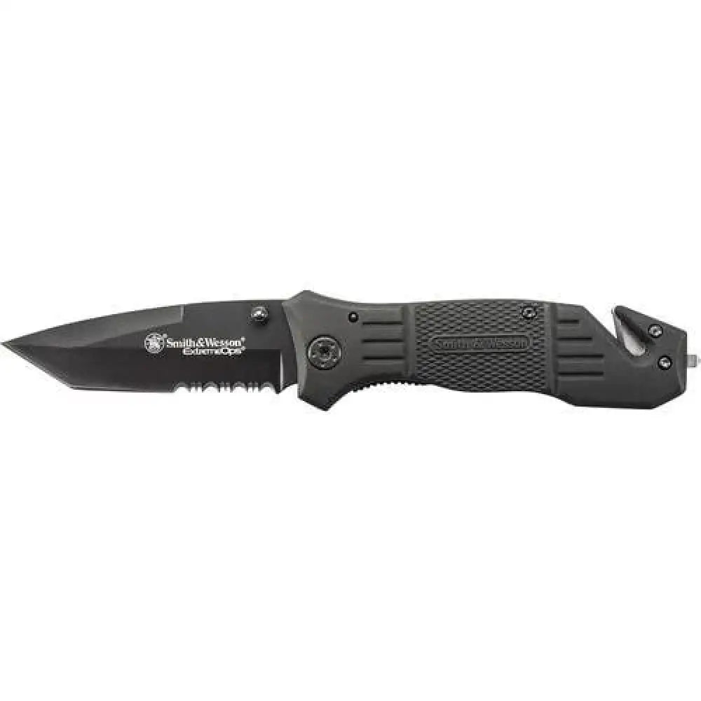 Battenfeld Knives & Edged Tools|knives|knives Tools Smith Wesson Extreme Ops Drop Point Folding Knife 3.3’’ Blade Black