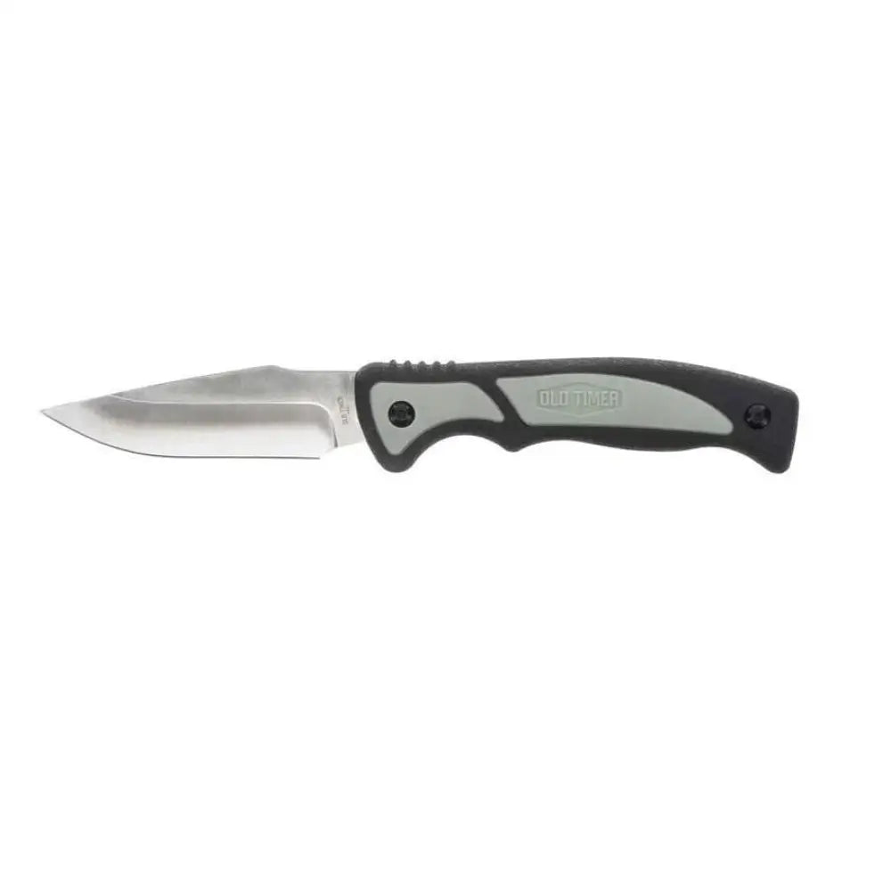 Battenfeld Knives & Edged Tools|knives Old Timer Trail Boss Caping Knife 3 7/10’’ Fixed Blade Black and Grey Buy