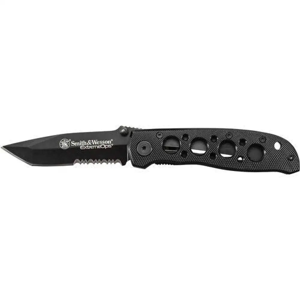 Battenfeld Knives & Edged Tools|knives Smith Wesson Extreme Ops Tanto Folding Knife 3 1/4’’ Blade Black Buy at Faith