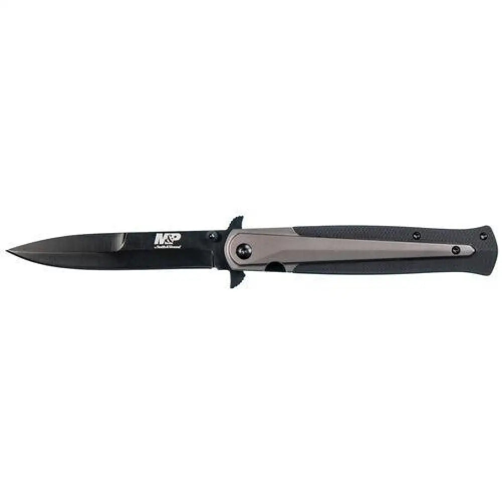 Battenfeld Knives & Edged Tools|knives Smith Wesson M&p 1085898 Dagger Clip Point Folding Knife 3 7/8’’ Blade Black Buy