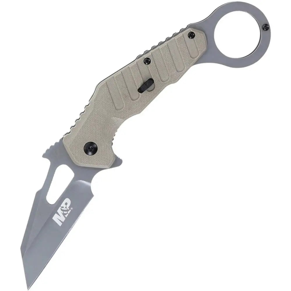 Battenfeld Knives & Edged Tools|knives Smith Wesson M&p Extreme Ops Karambit Knife 3’’ Blade Fde Buy at Faith