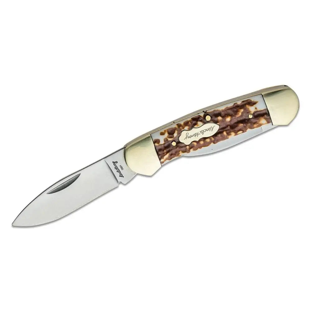 Battenfeld Knives & Edged Tools|knives Uncle Henry 11uh Large Canoe Folding Knife 3 3/5’’ Blade Next Gen Staglon Handle