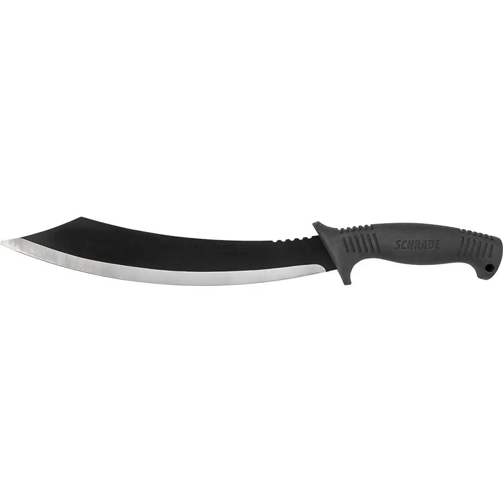 Battenfeld Knives & Edged Tools Schrade Mach 1 Fixed Knife 12’’ Machete Blade Black Buy at Faith and Freedom Outdoors