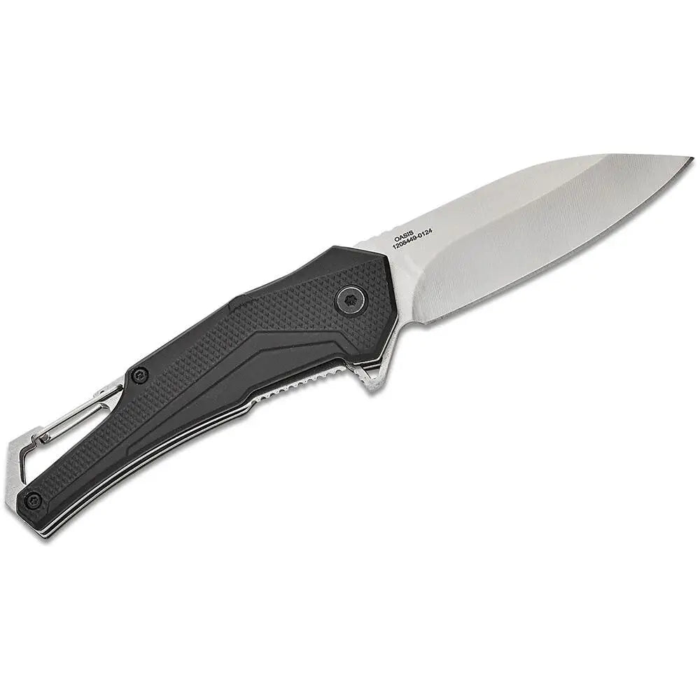 Battenfeld Knives Knives|knives & Edged Tools Smith Wesson Oasis Carabiner Folding Knife 3’’ Drop Point Blade Black Box