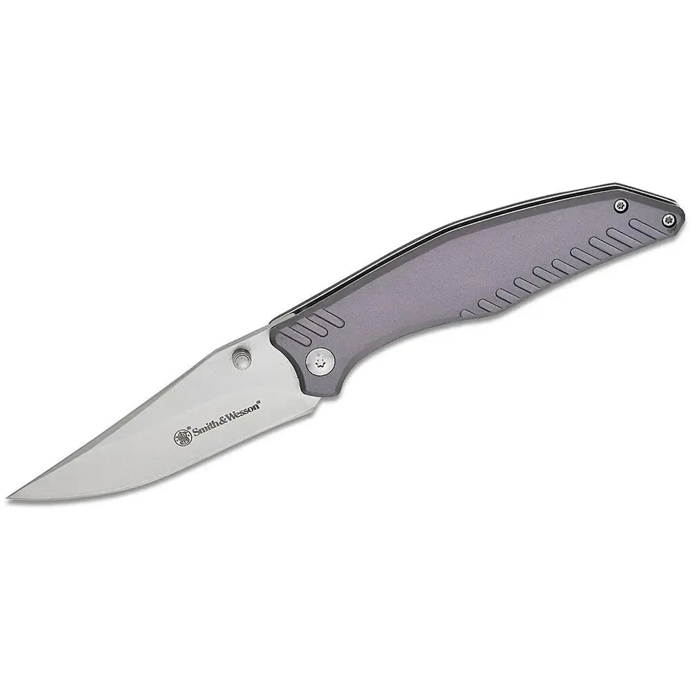 Battenfeld Knives Smith & Wesson Black Ops Folding Knife 3-1/2’’ Clip Point Blade Slate Grey Buy at Faith and Freedom