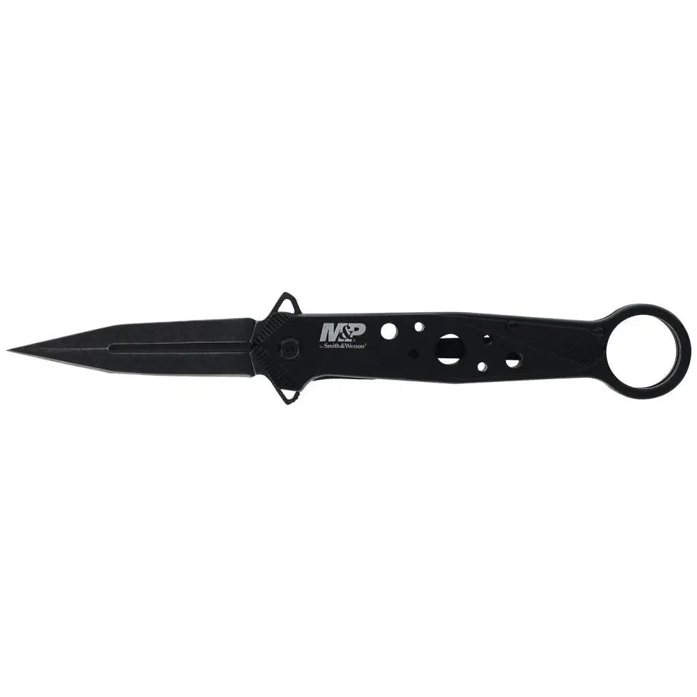 Battenfeld Knives Smith & Wesson M&p Folding Knife Dagger Blade Black Buy at Faith and Freedom Outdoors
