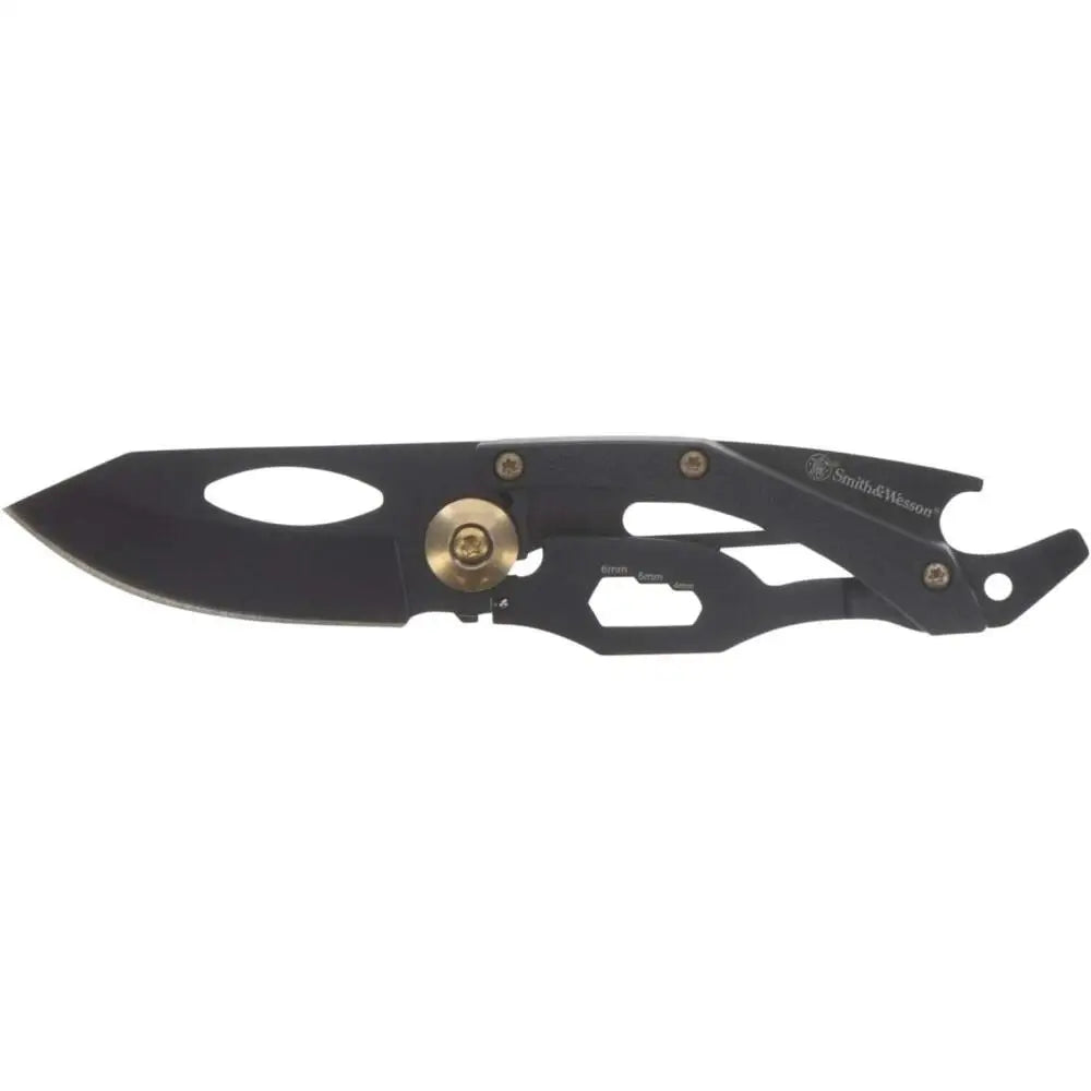 Battenfeld Knives Smith & Wesson Small Folding Knife 2’’ Drop Point Blade Black Buy at Faith and Freedom Outdoors