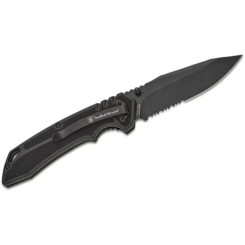Battenfeld Knives Smith & Wesson Special Ops Folding Knife 3’’ Clip Point Blade Black Box Buy at Faith and Freedom