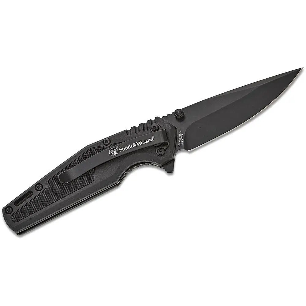 Battenfeld Knives Smith & Wesson Swat Assisted Folding Knife 3’’ Drop Point Blade Black Box Buy at Faith and Freedom