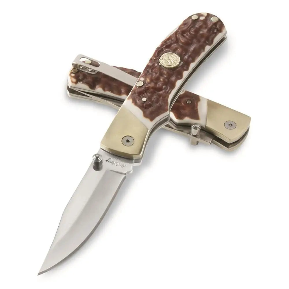 Battenfeld Knives Uncle Henry Next Gen 7uh Folding Knife 3-4/5’’ Clip Point Blade Staglon Box Buy at Faith and Freedom