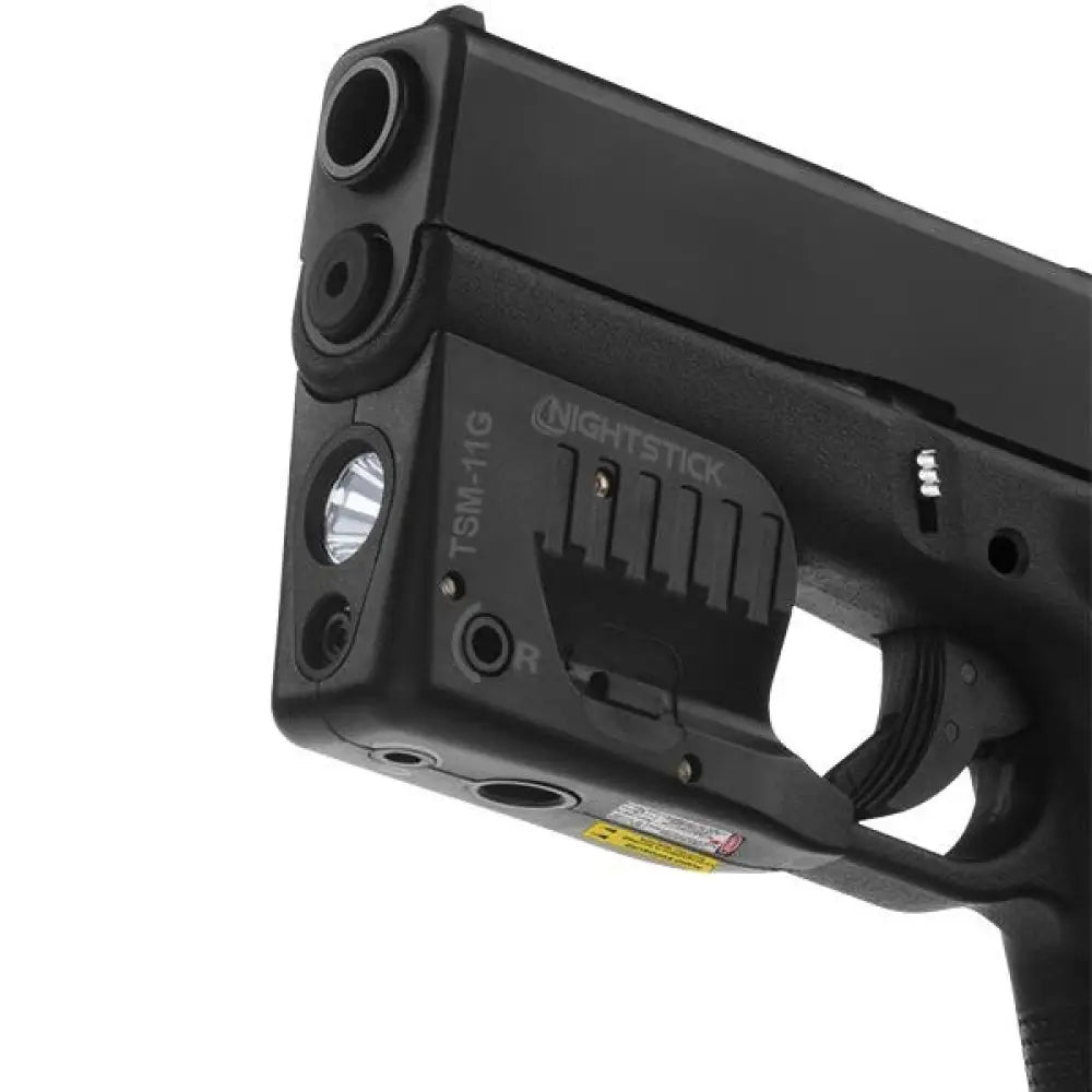 Bayco Products Dba Nightstick Handgun Lights Nightstick Rechargeable Sub-com Weapon Light with Green Laser for Glock