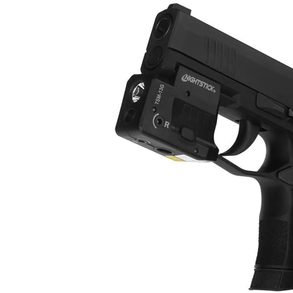 Bayco Products Dba Nightstick Handgun Lights Nightstick Rechargeable Sub-compact Weapon-mounted Light with Green Laser