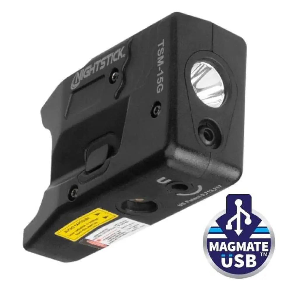 Bayco Products Dba Nightstick Handgun Lights Nightstick Weapon Light with Green Laser Black for S&w M&p Shield/shield
