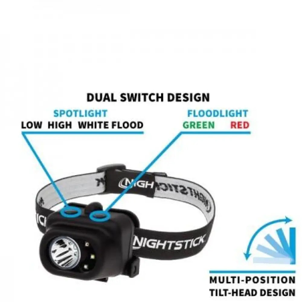 Bayco Products Dba Nightstick Headlamps Nightstick Multi Function Led Headlamp White Spotlight White/red/green