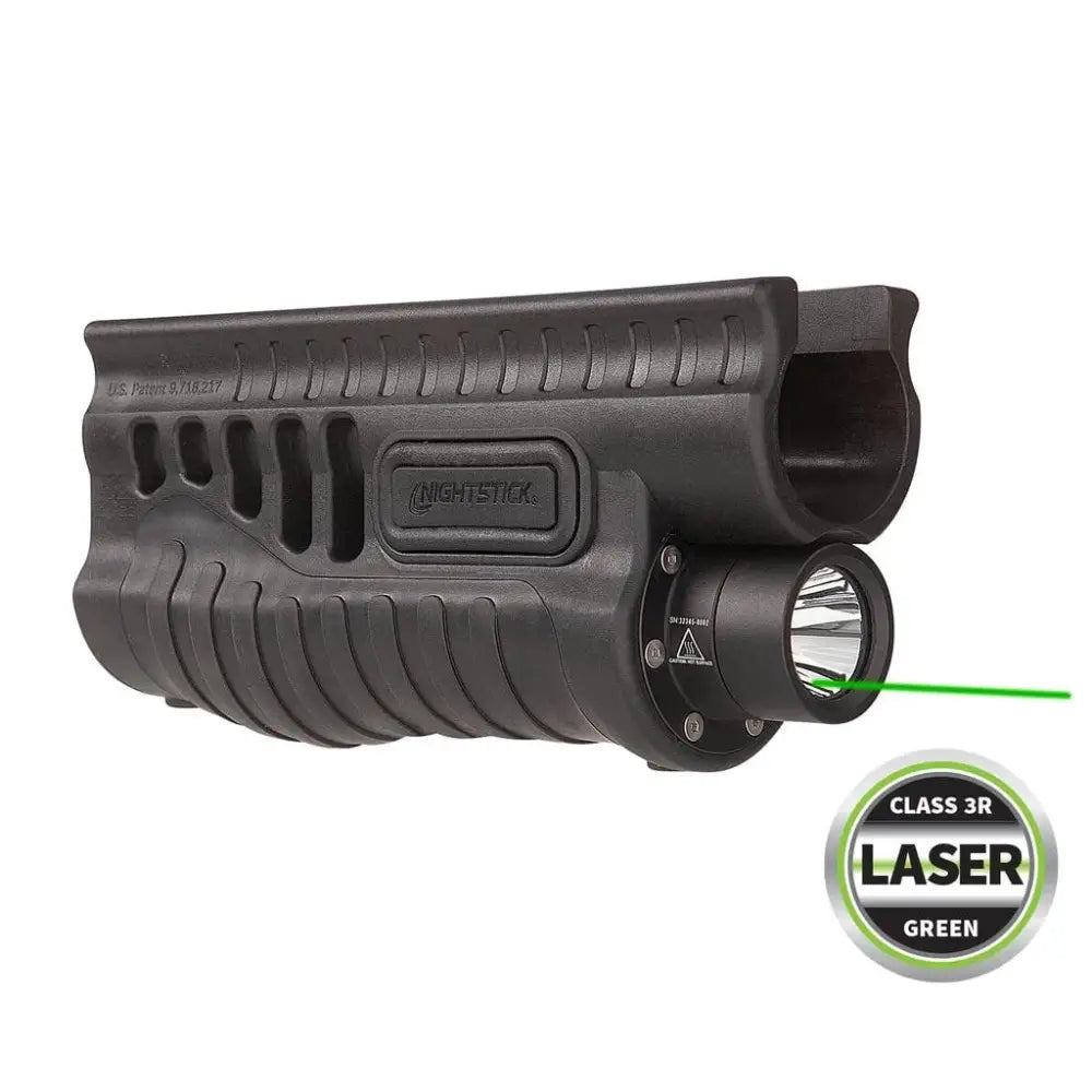 Bayco Products Dba Nightstick Shotgun Lights Nightstick Forend Light with Green Laser Black for Remington 870/tac-14