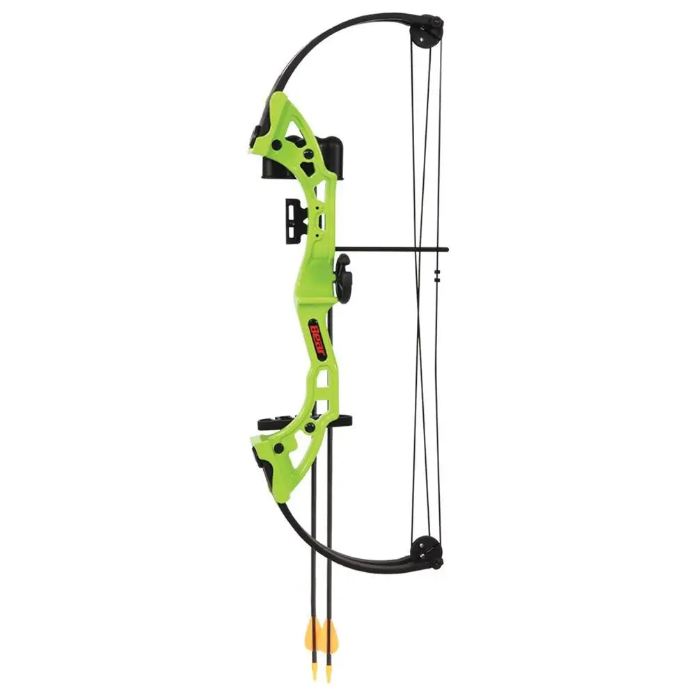 Bear Archery Youth Bows Compound Bow - Brave Right Hand Green Buy at Faith and Freedom Outdoors