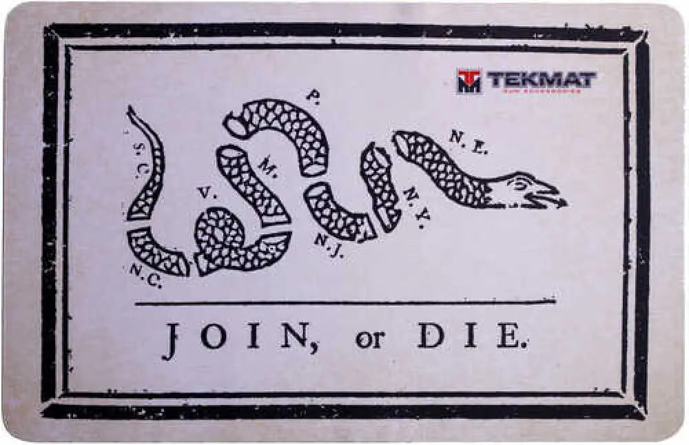 Beck Tek Llc (tekmat) R17join Join or Die Cleaning Mat Snake 17’’ x 11’’ Black/gray - R17join